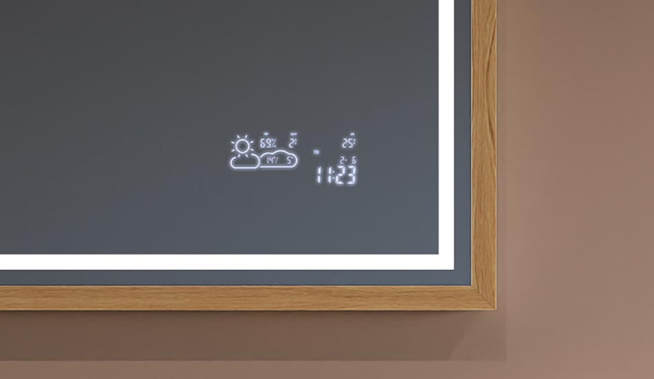 Μαύρος καθρέφτης με πλαίσιο loft για μοντέρνα και μινιμαλιστικά μπάνια | ARTFORMA