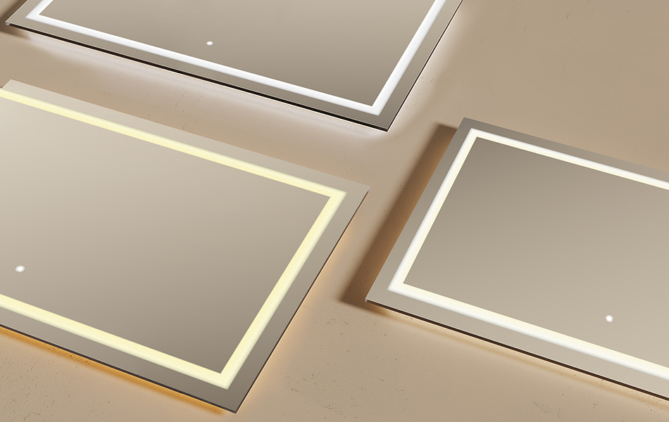 Το χρώμα των LED ελέγχεται μέσω ενός διακόπτη αφής. Με ένα μόνο άγγιγμα του διακόπτη ενεργοποιείτε και απενεργοποιείτε τον οπίσθιο φωτισμό, ενώ κρατώντας πατημένο το διακόπτη όταν ο φωτισμός είναι αναμμένος, αλλάζετε τη θερμοκρασία του χρώματος των LED.