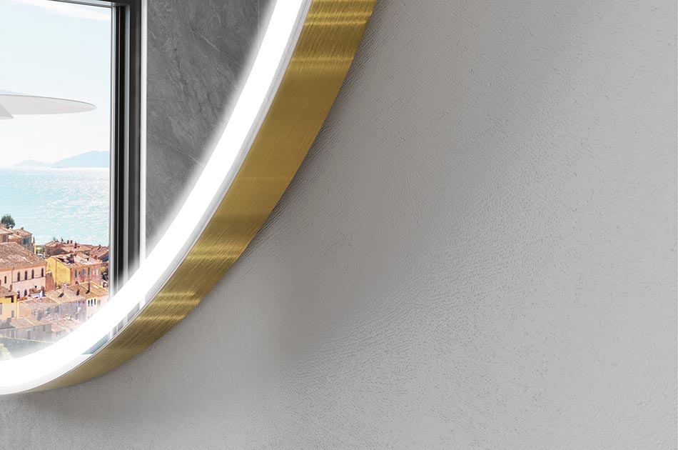 Έξυπνος καθρέφτης ακανόνιστου σχήματος ιδανικός για το μοντέρνο μπάνιο | ARTFORMA