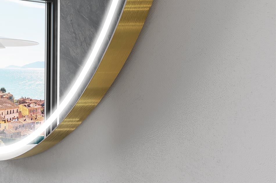 Έξυπνος καθρέφτης ακανόνιστου σχήματος ιδανικός για το μοντέρνο μπάνιο | ARTFORMA