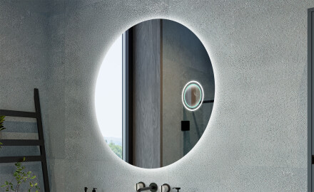 Στρογγυλοί κλασικοί καθρέφτες με φωτισμό