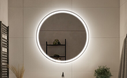 Στρογγυλοί καθρέφτες με μπαταρία