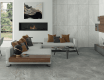 Γυαλισμένο πλακάκι δαπέδου 60x120 εκ., ανοιχτό γκρι, ματ, διορθωμένο, A4H125, Materia Pearl