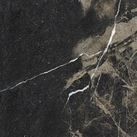 Γυαλισμένο πλακάκι δαπέδου Pierre Black 120x120 εκ., μαύρο γυαλιστερό με χρυσές νευρώσεις, διορθωμένο A4H197 #11