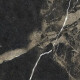 Γυαλισμένο πλακάκι δαπέδου Pierre Black 120x120 εκ., μαύρο γυαλιστερό με χρυσές νευρώσεις, διορθωμένο A4H197 #13