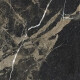 Γυαλισμένο πλακάκι δαπέδου Pierre Black 120x120 εκ., μαύρο γυαλιστερό με χρυσές νευρώσεις, διορθωμένο A4H197 #15