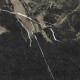 Γυαλισμένο πλακάκι δαπέδου Pierre Black 120x120 εκ., μαύρο γυαλιστερό με χρυσές νευρώσεις, διορθωμένο A4H197 #18