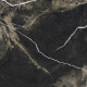 Γυαλισμένο πλακάκι δαπέδου Pierre Black 120x120 εκ., μαύρο γυαλιστερό με χρυσές νευρώσεις, διορθωμένο A4H197 #19