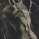 Γυαλισμένο πλακάκι δαπέδου Pierre Black 120x120 εκ., μαύρο γυαλιστερό με χρυσές νευρώσεις, διορθωμένο A4H197 #20