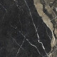 Γυαλισμένο πλακάκι δαπέδου Pierre Black 120x120 εκ., μαύρο γυαλιστερό με χρυσές νευρώσεις, διορθωμένο A4H197 #22