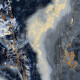 Πλακάκια μεγάλου μεγέθους 120x280, μάρμαρο βαθύ μπλε με νευρώσεις, γυαλιστερό A4H674 Eterno Blu #3