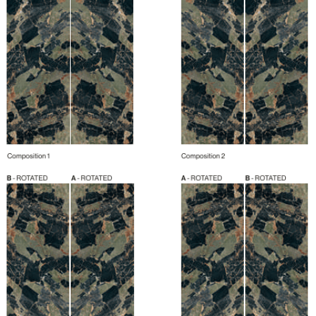 Πλακάκια Bookmatch 120x280, μάρμαρο σμαραγδένιο με νευρώσεις, γυαλιστερό A4H850 Esmerald Παρίσι #5