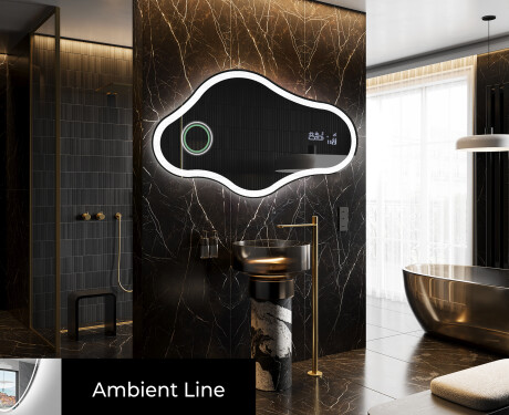 Καθρεπτησ διακοσμητικοσ τοιχου χρυσοι C222