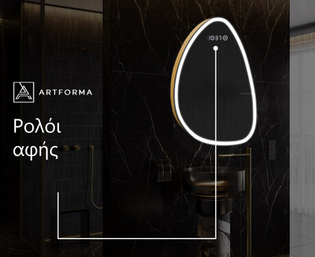Καθρεπτησ διακοσμητικοσ τοιχου χρυσοι B222 #7