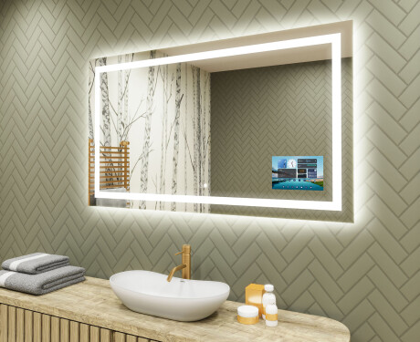 Φωτιζόμενος Καθρεπτης LED L15 120x80cm - SmartScreen, DualColor