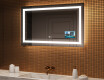 Φωτιζόμενος Καθρεπτης LED L15 120x80cm - SmartScreen, DualColor, Θερμαινόμενη μεμβράνη