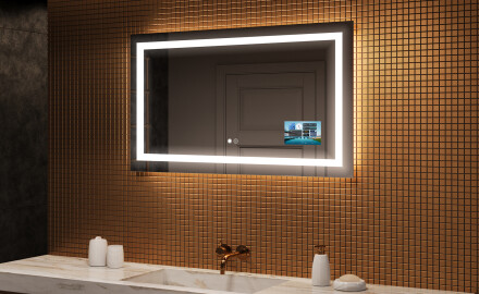 Φωτιζόμενος Καθρεπτης LED L15 120x80cm - SmartScreen, DualColor, Θερμαινόμενη μεμβράνη