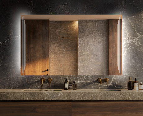 Φωτιζόμενος Καθρέφτης Με Μπαταρία LED L27