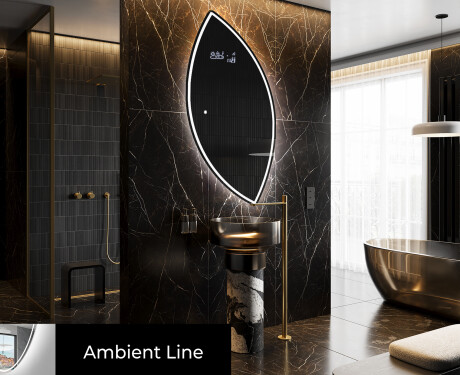 Ακανονιστοσ καθρεπτησ τοιχου μοντερνοι L223