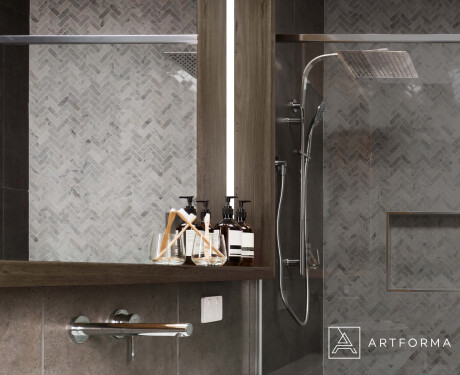 Φωτιζομενος Καθρεφτης Με Περιβλημα WoodenFrame LED #10