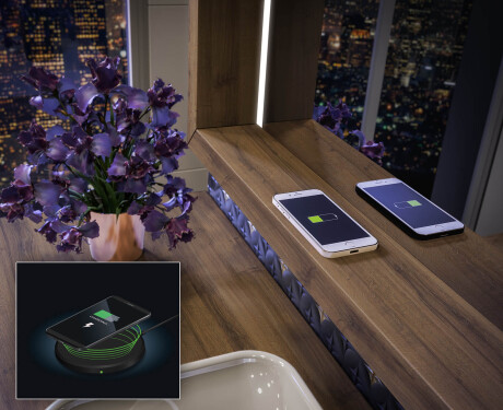 Φωτιζομενος Καθρεφτης Με Περιβλημα WoodenFrame LED #7