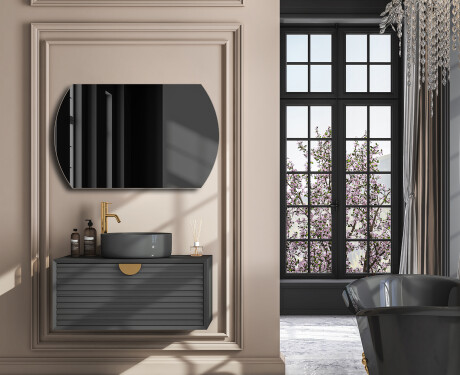 Μεγάλοι στρογγυλεμένοι καθρέπτες L205 #4