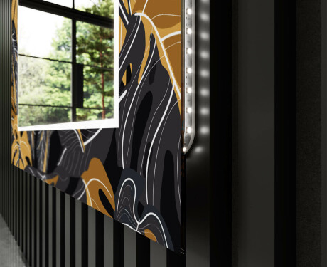 Φωτιζόμενος Διακοσμητικός Καθρέφτης LED Για Την Αίθουσα - Autumn Jungle #11