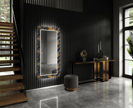 Φωτιζόμενος Διακοσμητικός Καθρέφτης LED Για Την Αίθουσα - Autumn Jungle #2