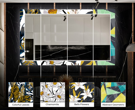 Φωτιζόμενος Διακοσμητικός Καθρέφτης LED Για Την Αίθουσα - Autumn Jungle #6