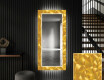 Φωτιζόμενος Διακοσμητικός Καθρέφτης LED Για Την Αίθουσα - Gold Triangles