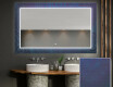 Φωτιζόμενος Διακοσμητικός Καθρέφτης Για Το Μπάνιο - Blue Drawing