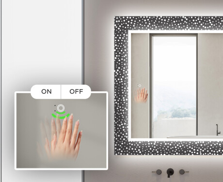 Φωτιζόμενος Διακοσμητικός Καθρέφτης Για Το Μπάνιο - Dotts #5