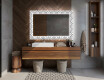 Φωτιζόμενος Διακοσμητικός Καθρέφτης Για Το Μπάνιο - Industrial #12