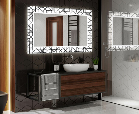Φωτιζόμενος Διακοσμητικός Καθρέφτης Για Το Μπάνιο - Industrial #2