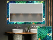 Φωτιζόμενος Διακοσμητικός Καθρέφτης Για Το Μπάνιο - Tropical #1