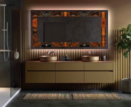 Φωτιζόμενος Διακοσμητικός Καθρέφτης - Mosaic Dreams #5