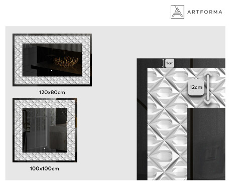 Φωτιζόμενος Διακοσμητικός Καθρέφτης - Marble Uplift #2