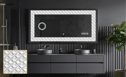 Φωτιζόμενος Διακοσμητικός Καθρέφτης - Marble Uplift