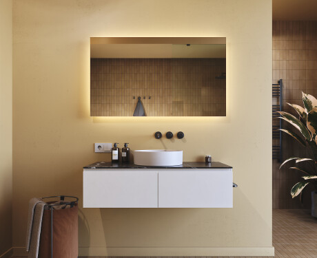 Φωτιζόμενος καθρέφτης μπάνιου 60x80/80x60 cm με ουδέτερο φως 4500K #7