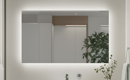 Φωτιζόμενος καθρέφτης μπάνιου 60x80/80x60 cm με ουδέτερο φως 4500K