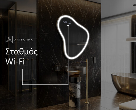 Ακανονιστοσ καθρεπτησ τοιχου μοντερνοι V222 #8