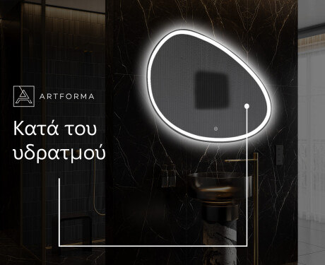 Καθρεπτησ διακοσμητικοσ τοιχου χρυσοι H222 #9