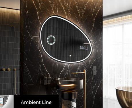 Κανονικοί Μοντερνοι διακοσμητικοι καθρέφτεσ τοίχου H223