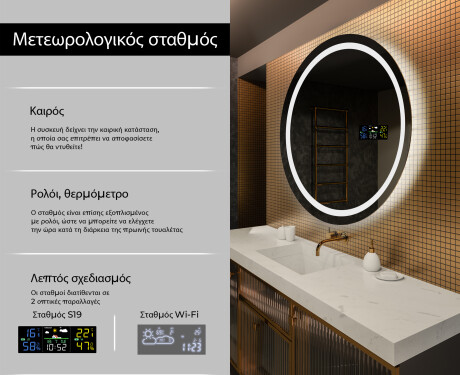 Φωτιζόμενος Καθρεπτης LED L33 #2