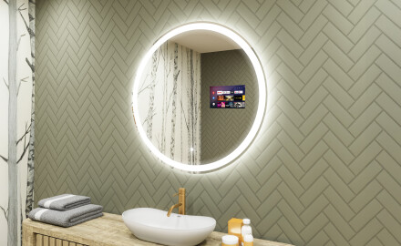 Φωτιζόμενος Καθρεπτης LED L76 90cm - SmartScreen, DualColor
