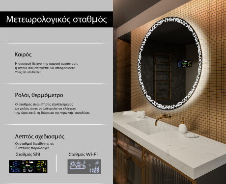 Φωτιζόμενος Καθρεπτης LED L115 #2