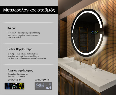 Φωτιζόμενος Καθρεπτης LED L118 #2