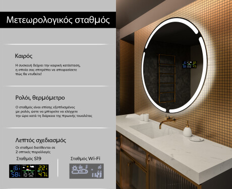 Φωτιζόμενος Καθρεπτης LED L119 #2