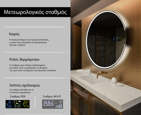 Φωτιζόμενος Καθρεπτης LED L123 #2