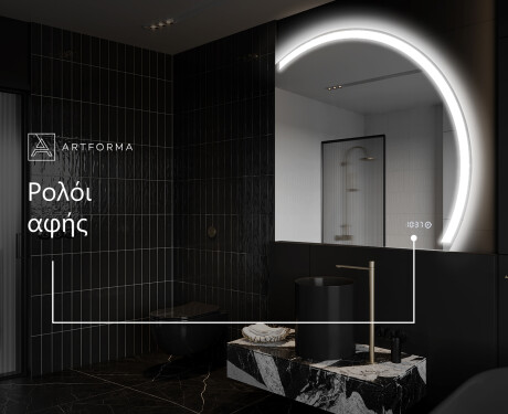 Ακανονιστοσ καθρεπτησ τοιχου μοντερνοι Y222 #8